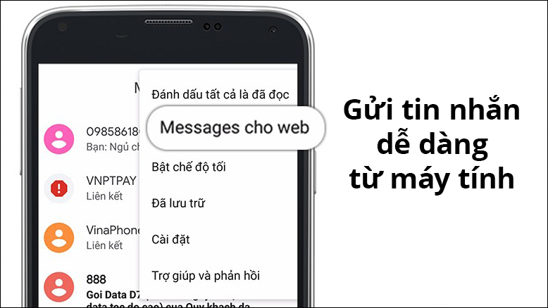 T&iacute;nh năng &ldquo;Tin nhắn cho web&rdquo;